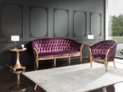 Klasikinio stiliaus baldai Sofos, foteliai art 9508E Sofa